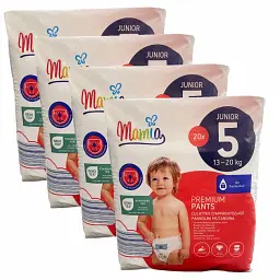 Підгузки-трусики Mamia Premium Junior 5 (13-20 кг), 80 шт