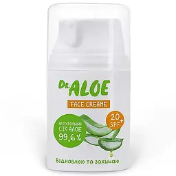 Крем для обличчя Dr. Aloe SPF20 50 мл - мініатюра 2