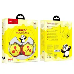 Дротові навушники Hoco W31 Children headphones, 3.5mm, 1.2m, yellow - мініатюра 4