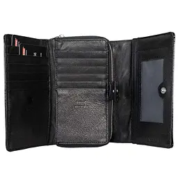 Гаманець жіночий шкіряний Semi Line RFID Black (P8229-0) - мініатюра 3