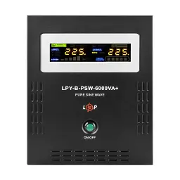ДБЖ LogicPower LPY-B-PSW-6000VA/4200Вт 48В з правильною синусоїдою, 10/20А