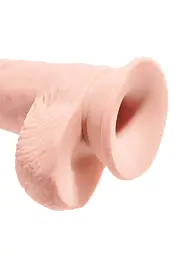 Фалоімітатор King Cock With Balls 10 Inch 25.4 см тілесний - мініатюра 3