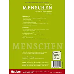 Menschen sechsbandige Ausgabe. Kursbuch A1.2 mit DVD-Rom - Франц Шпехт