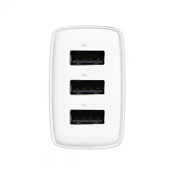 Мережевий зарядний пристрій Baseus Compact Charger 3USB 17 W CCXJ020102 White - мініатюра 4