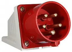 Вилка стаціонарна 16А P5 IP44 3P+N+PE ВС АСКО-УКРЕМ (A0080060003)
