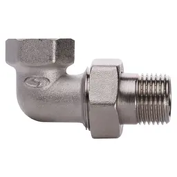 Згін-американка кутовий Solomon 1/2″ нікель 1600 - мініатюра 2