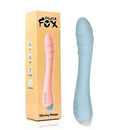 Вібратор Silver Fox для стимуляції точки G USB Синій K0825-2 - мініатюра 7