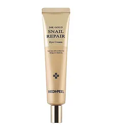 Крем для шкіри навколо очей з муцином равлика та золотом 24K Snail Repair Eye Cream Medi-Peel 40 мл
