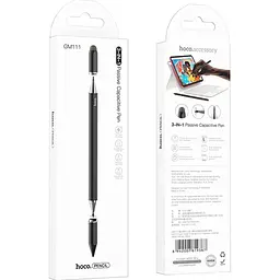 Стилус Hoco GM111 Cool Dynamic series 3в1 Passive Universal Capacitive Pen Black [105626] - мініатюра 5