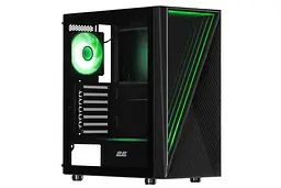 2E Gaming Корпус Infinity G205A без БЖ 2xUSB3.0, 1xUSBType-C, 1x120мм ARGB, 2x120мм, VGA 345мм, LCS ready, TG Side Panel, ATX, чорний - мініатюра 2