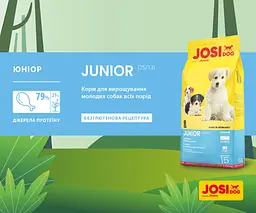 Безглютеновий сухий корм для цуценят Josera JosiDog Junior з м'ясом домашньої птиці 18 кг - мініатюра 6