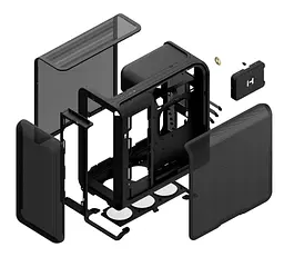 Корпус Hyte X50 Air без БЖ Pitch Black (CS-HYTE-X50A-BB) Без БП - мініатюра 9