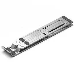 Підставка для ноутбука Laptop X-type Stand Silver Aluminum Alloy Vention - мініатюра 2