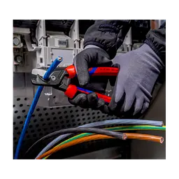 Ножиці для різання кабелів StepCut XL, 120мм.кв., 225мм KNIPEX 95 12 225, фосфатированные - мініатюра 3