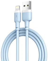 USB Кабель XO NB208 Lightning Liquid Silicone 2.4A 1.0m Синій
