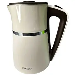 Електрочайник Maestro MR-030-BEIGE з нержавіючої сталі 1.7 л 2200 Вт - мініатюра 2