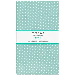 Простирадло Cosas полуторне 155х240 mint dots, м'ята (DotsMint_155s)
