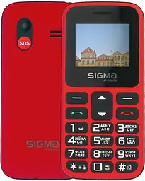 Мобільний телефон Sigma Comfort 50 HIT2020 Red (4827798120958)