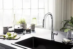 Змішувач Hansgrohe Aqittura M91 FilterSystem 210 1jet pull-out Sbox кухонний сет з Harmony Chrome 76800000 Хром - мініатюра 4