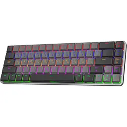 Клавіатура GamePro Red Swich Low Profile Wireless Dark Gray бездротова (MK122R) - мініатюра 3