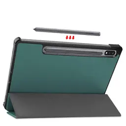 Чохол до планшета BeCover Smart Case Samsung Tab S9 Plus (SM-X810/SM-X816)/S9 FE Plus (SM-X610/SM-X616) 12.4" Dark Green (710323) - мініатюра 5