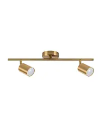 Світильник поворотний, спот Goldlux 327260 Золотийi GU10 2x10W IP20 Золотий
