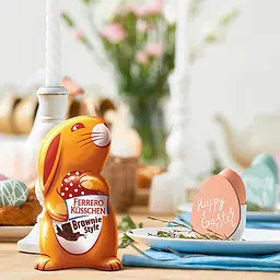 Фігурка шоколадна Ferrero Kusschen Заєць з брауні з молочного шоколаду 70 г - мініатюра 3