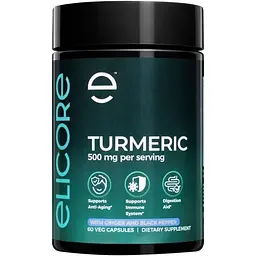 Амінокислота Elicore Labs Turmeric 500 mg, 60 вегакапсул vit0003833