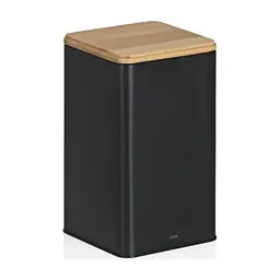 Ємність для сипучих продуктів Kela Kiril 11.5х11.5х19 см 1.6 л чорна (17889)
