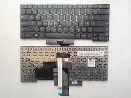 Клавіатура для ноутбуків Lenovo ThinkPad E330, E335, E430, E435 Series чорна, з трекпоінтом