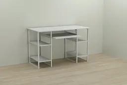 Комп'ютерний стіл Ferrum-decor Тім 75x140x70 білий ДСП Білий 16мм (FRD-101381) - мініатюра 5