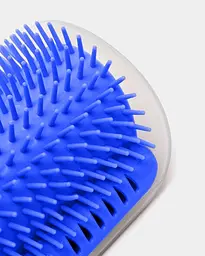 Щітка-чесалка для кішок Semi Brush-comb, Blue з кутовим кріпленням до стіни - мініатюра 4