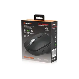 Мишка REAL-EL RM-380W Wireless Black (EL123200057) - мініатюра 10