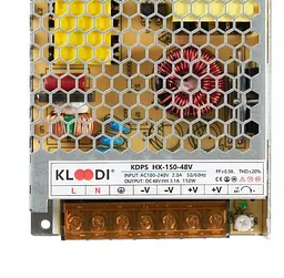Блок живлення 150W, 48V. IP20 KLOODI KDPS-HX 150 48V - мініатюра 2