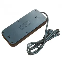 Мережевий подовжувач фільтр чорний на 4 розетки та 6 USB 3.4A та 2 Type-C Power Socket J08 - мініатюра 4