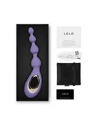 Анальне намисто з вібрацією LELO Soraya Beads Violet Dusk - мініатюра 2