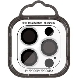 Захисне скло Metal Classic на камеру (у упак.) для Apple iPhone 17 Pro (6.3) / 17 Pro Max (6.9) Срібний / Silver - мініатюра 2