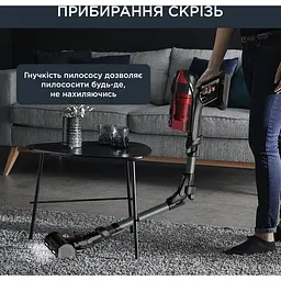 Пилосос Rowenta X-Force Flex 12.60 Auto Animal безпровідний чорно-червоний (RH98A9WO) - мініатюра 5