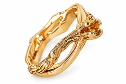 Золота каблучка Jewellery Continent з цитрином 15.5 (К-0855) - мініатюра 5