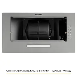 Витяжка повновбудована WEILOR WB 68 SS - мініатюра 8