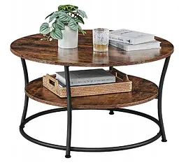 Журнальний столик Leobert Vasagle 80 x 80 x 45см в стилі Loft - мініатюра 5