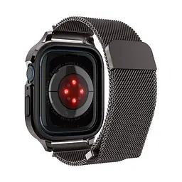 Чохол-ремінець Spigen Metal Fit Pro для Apple Watch 44/45mm Graphite (ACS04585) - мініатюра 6