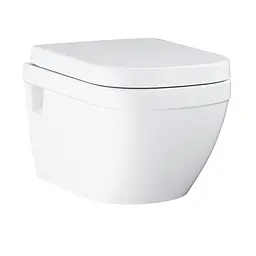Підвісний унітаз Grohe Euro Ceramic з відкритими кріпленнями 39538000, Білий - мініатюра 2