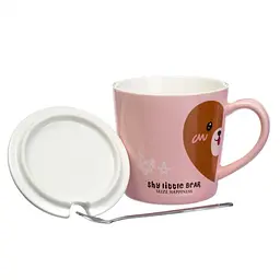 Чашка Elisey Happiness 4 250 мл (8805-0273) рожевий       - мініатюра 2