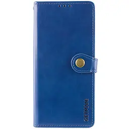 Шкіряний чохол-книжка GETMAN Gallant (PU) для Oppo A60 4G Синій