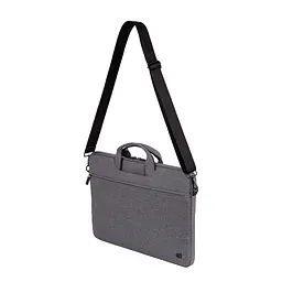 Сумка-чохол для ноутбука 15.6"", dark grey, нейлонова, ділова, міська, плоска з кишенею для аксесуарів, підходить для ноутбуків до 15.6"" або документів, ArmorStandart (ARM71690) - мініатюра 3