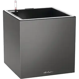 Вазон Lechuza Canto Premium Low LED 40 антрацитовий металiк (13783)