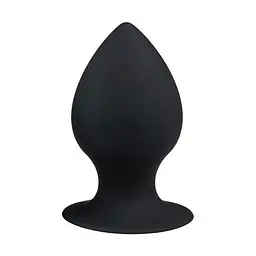 Анальна пробка EasyToys M, 10 см (чорний)