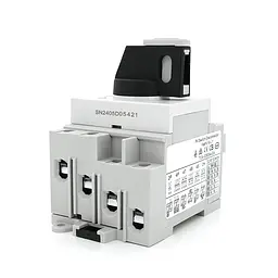 Поворотний вимикач зовнішнього монтажу HGN4-L1-16, DC1000V, 16A, 2P, Grey - мініатюра 4