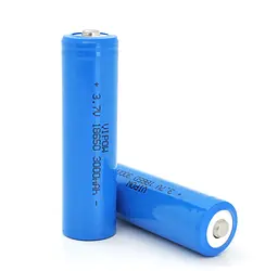 Акумулятор 18650 Li-Ion Vipow ICR-18650 TipTop 3.7V 3000mAh - мініатюра 2